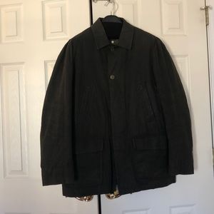 [Luciano Barbera] men’s wax coat